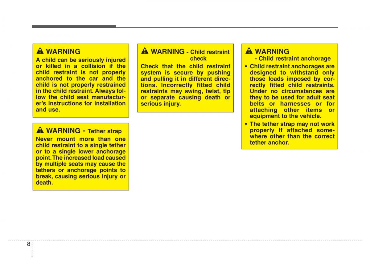 KIA Carens III 3 owners manual / page 24