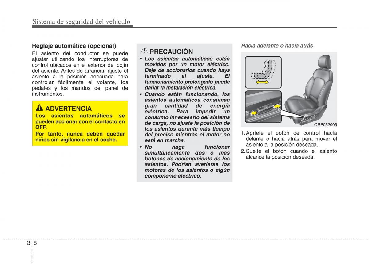 KIA Carens III 3 manual del propietario / page 21