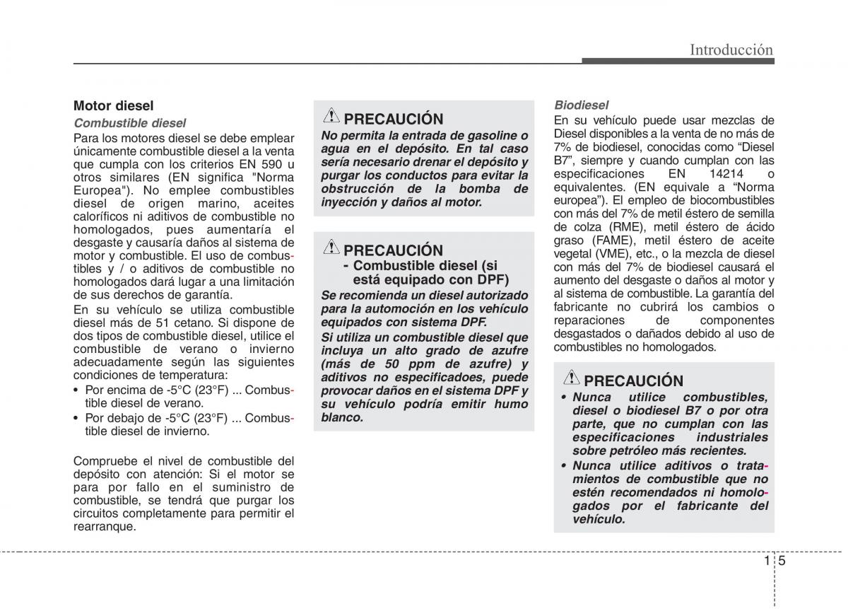KIA Carens III 3 manual del propietario / page 5