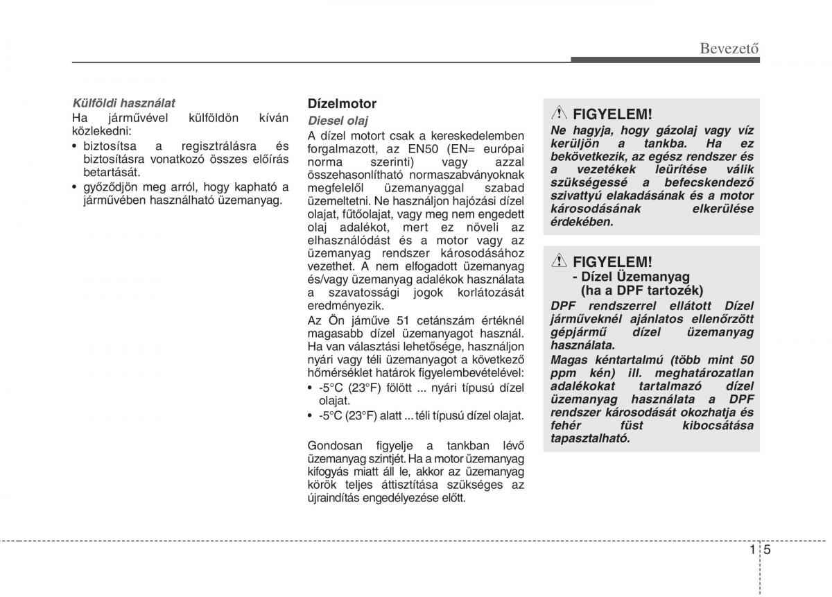 KIA Carens III 3 Kezelesi utmutato / page 8