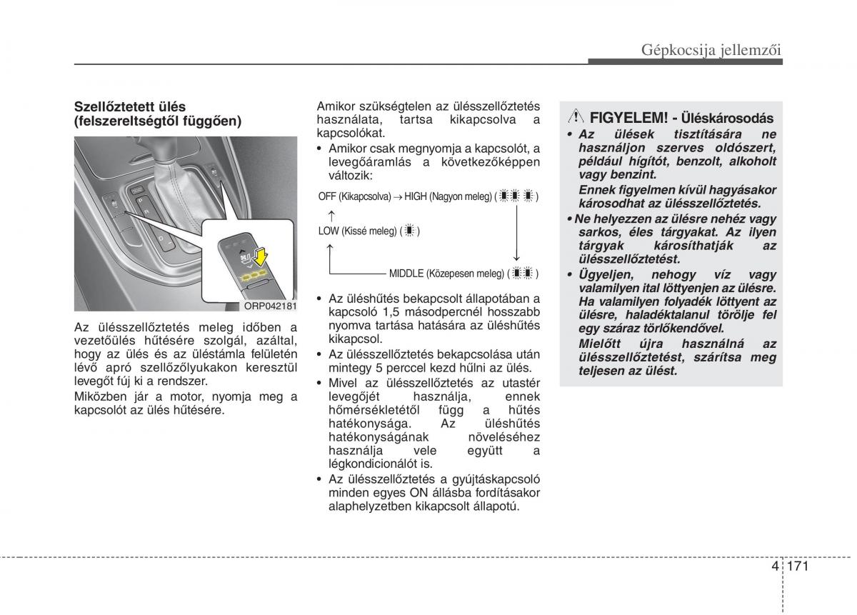 KIA Carens III 3 Kezelesi utmutato / page 200