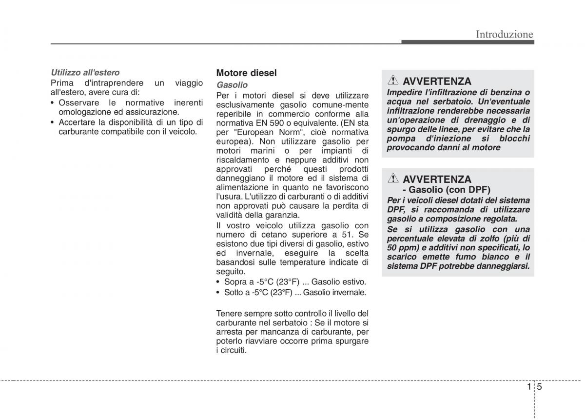 KIA Carens III 3 manuale del proprietario / page 8