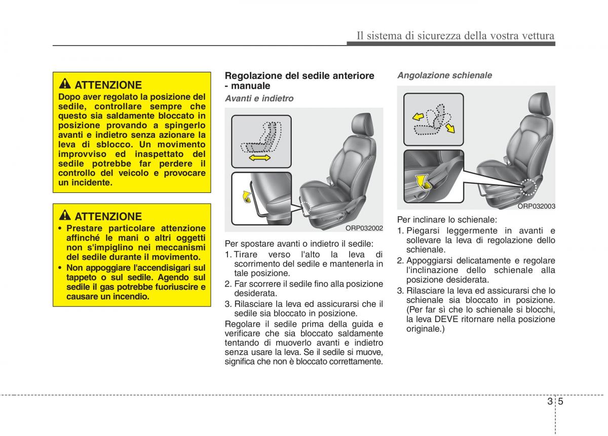 KIA Carens III 3 manuale del proprietario / page 21