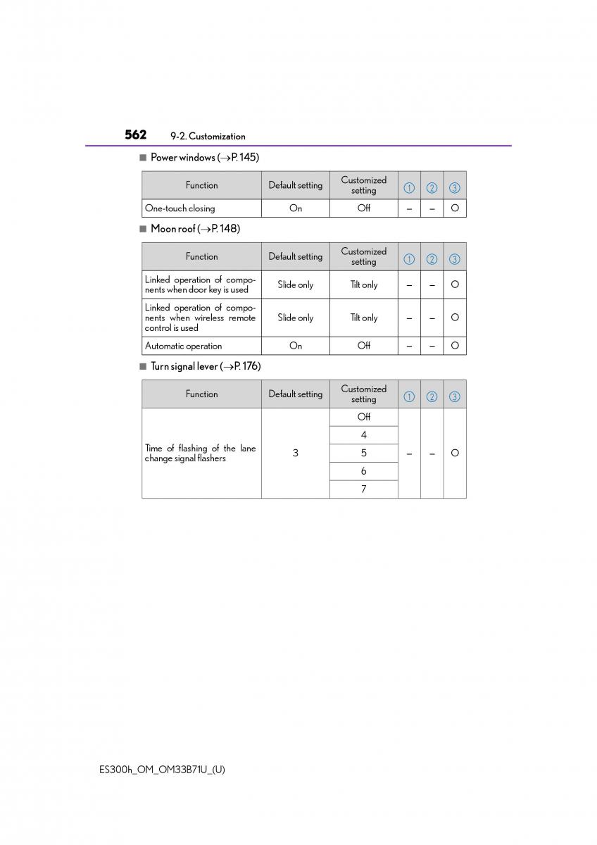 Lexus ES300h VI 6 XV60 owners manual / page 562