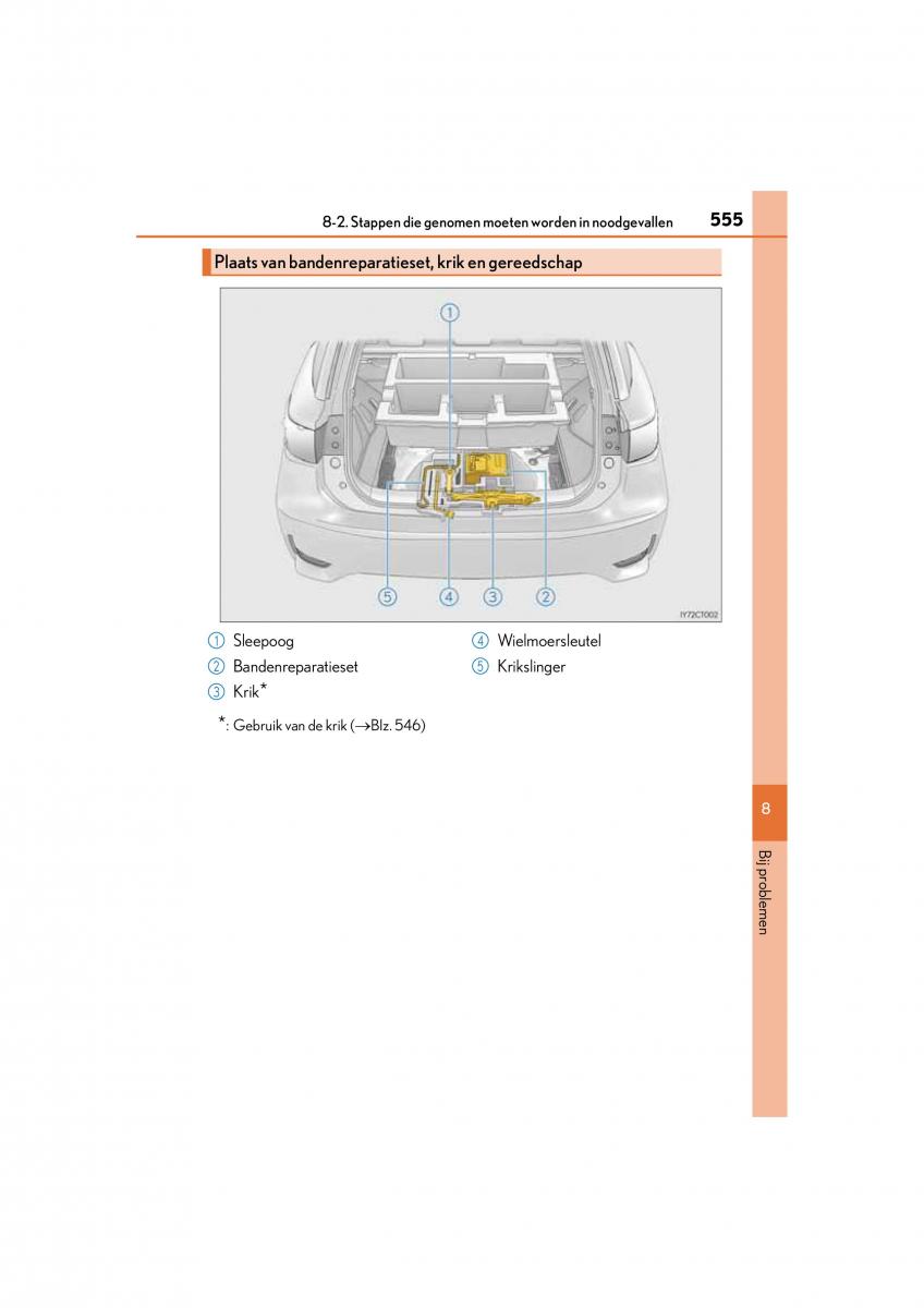 Lexus CT200h handleiding / page 555