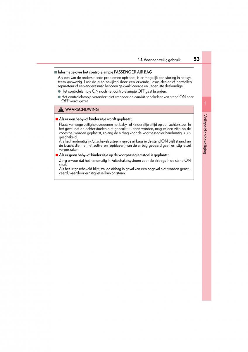 Lexus CT200h handleiding / page 53