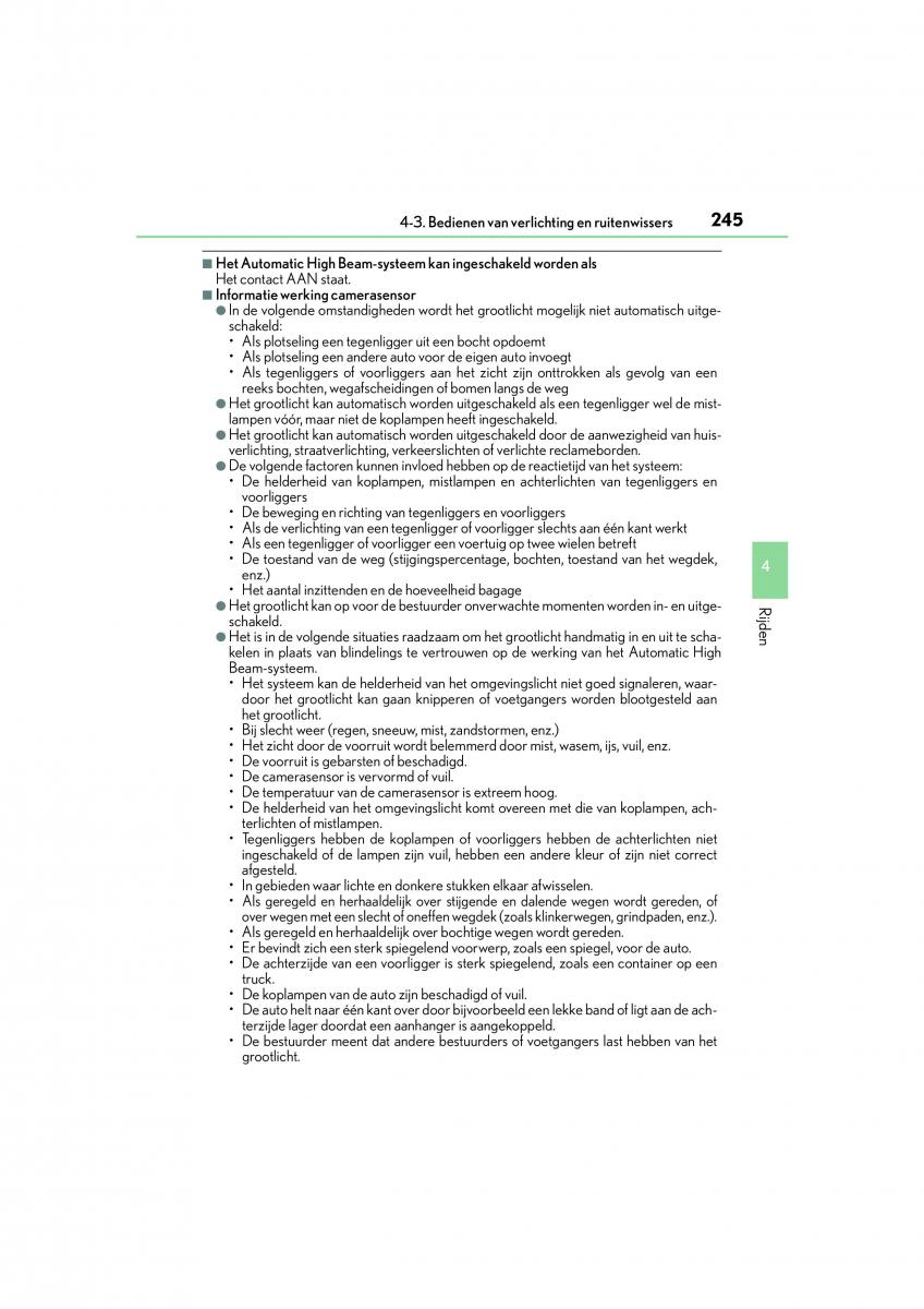 Lexus NX handleiding / page 245