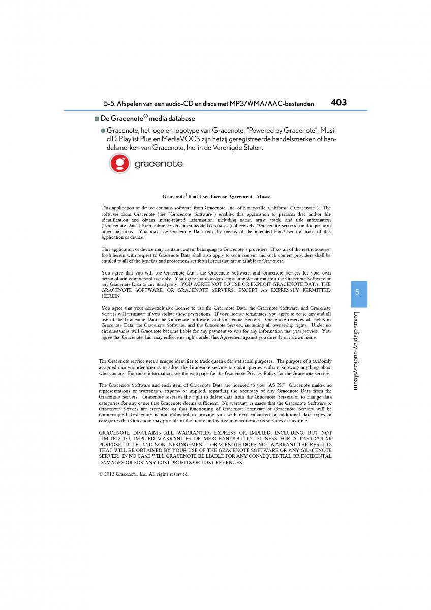 Lexus NX handleiding / page 403
