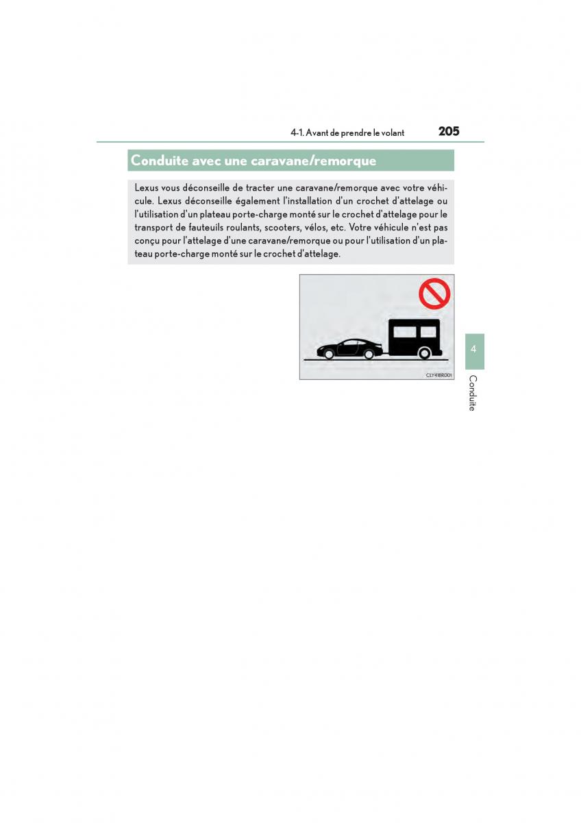 Lexus RC manuel du proprietaire / page 207