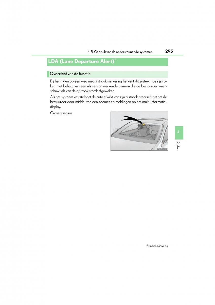 Lexus RC handleiding / page 295