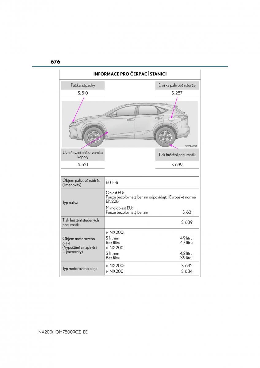 Lexus NX navod k obsludze / page 676