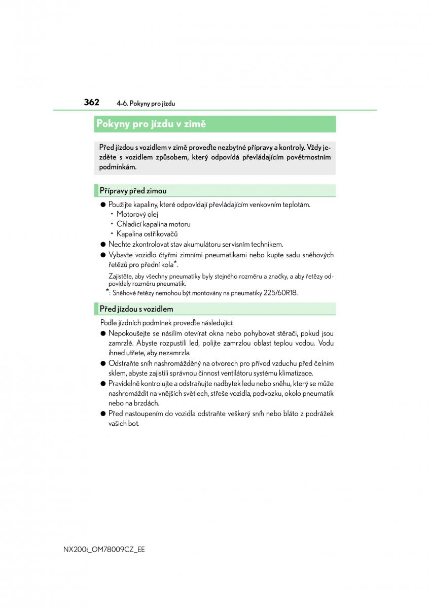 Lexus NX navod k obsludze / page 362