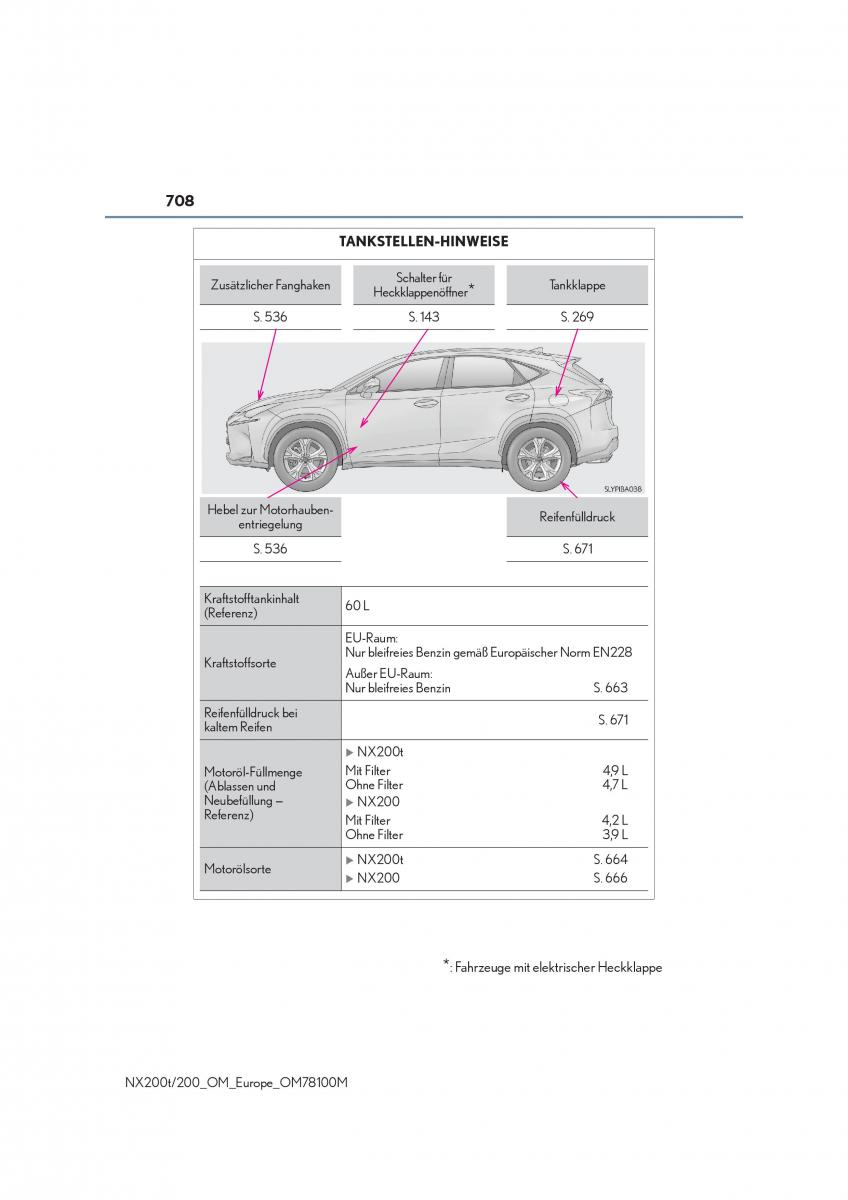 Lexus NX Handbuch / page 708