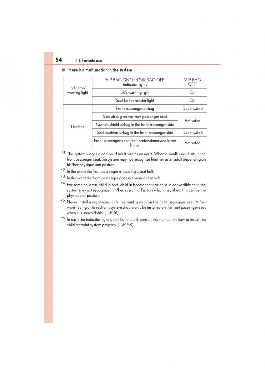 Lexus NX owners manual / page 56