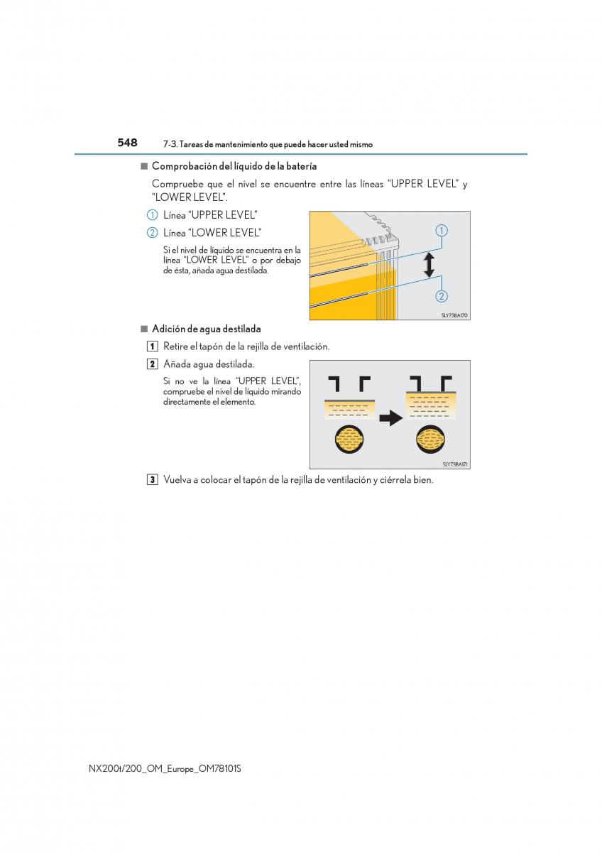 Lexus NX manual del propietario / page 548