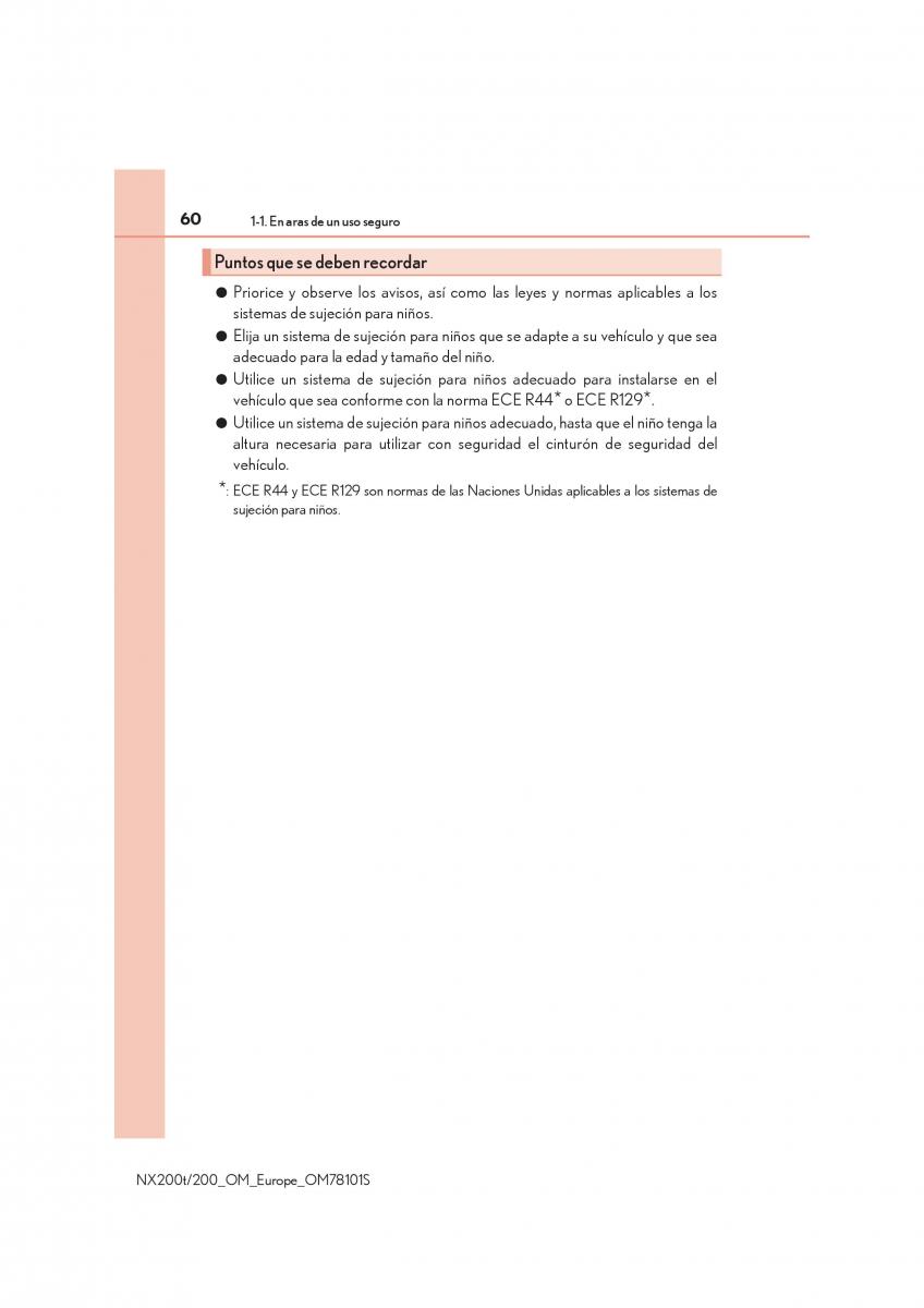 Lexus NX manual del propietario / page 60