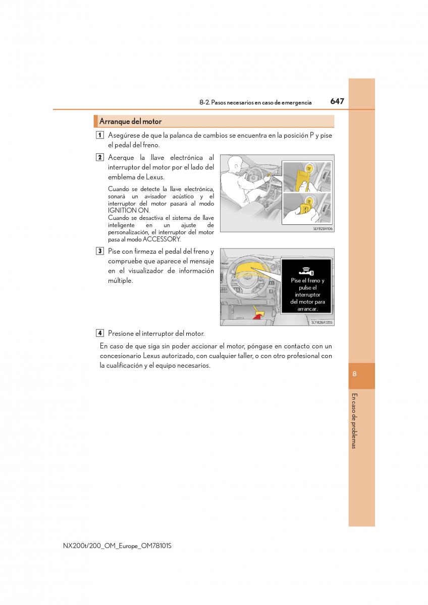 Lexus NX manual del propietario / page 647