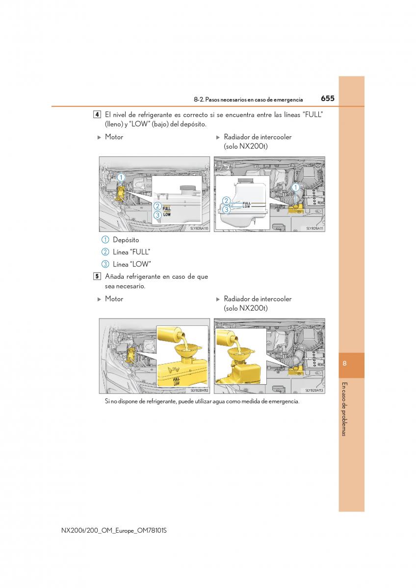 Lexus NX manual del propietario / page 655