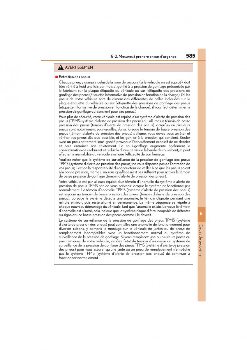 Lexus NX manuel du proprietaire / page 587