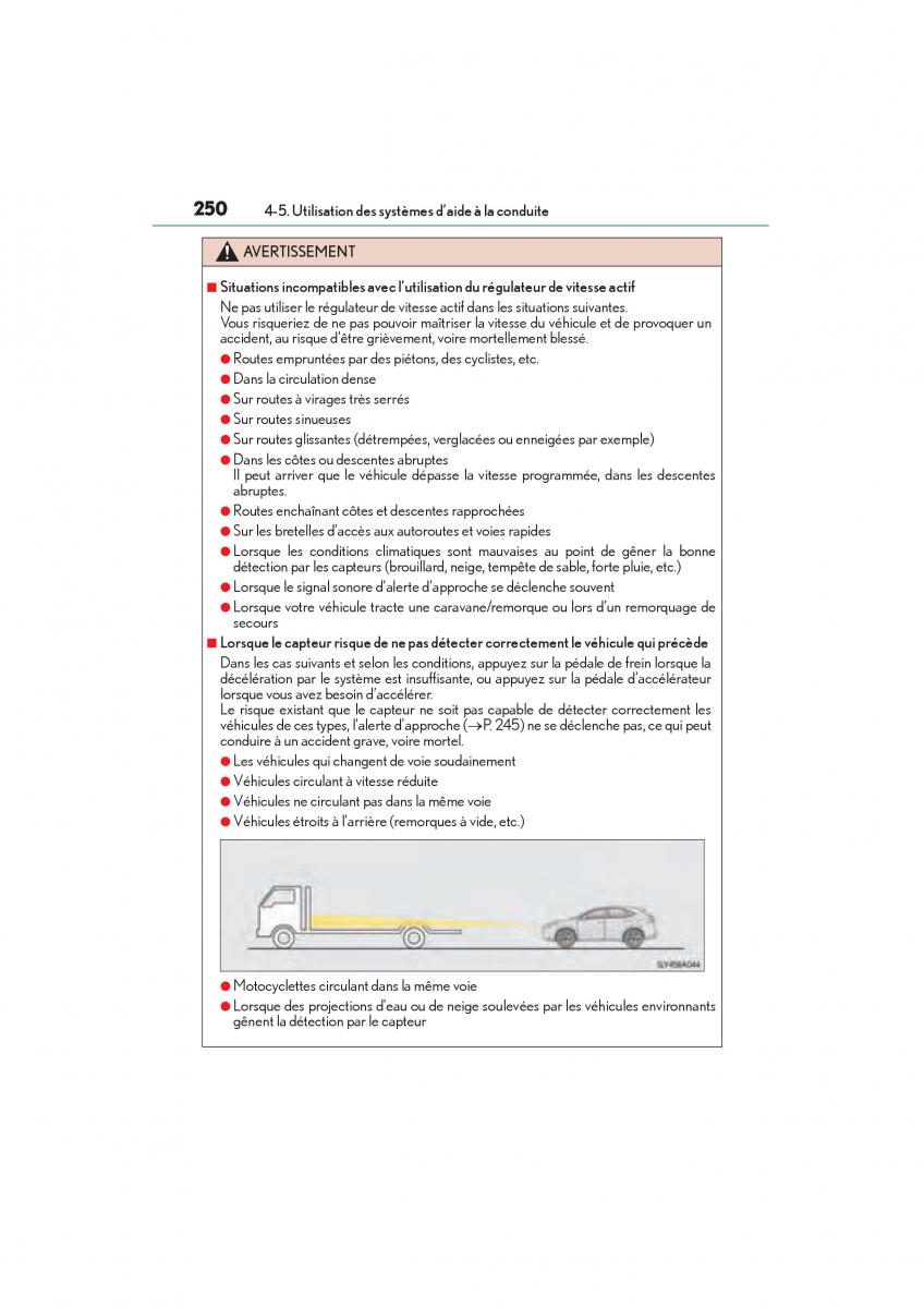 Lexus NX manuel du proprietaire / page 252