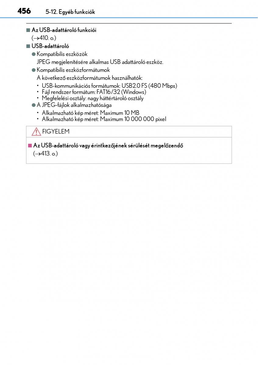 Lexus NX Kezelesi utmutato / page 456