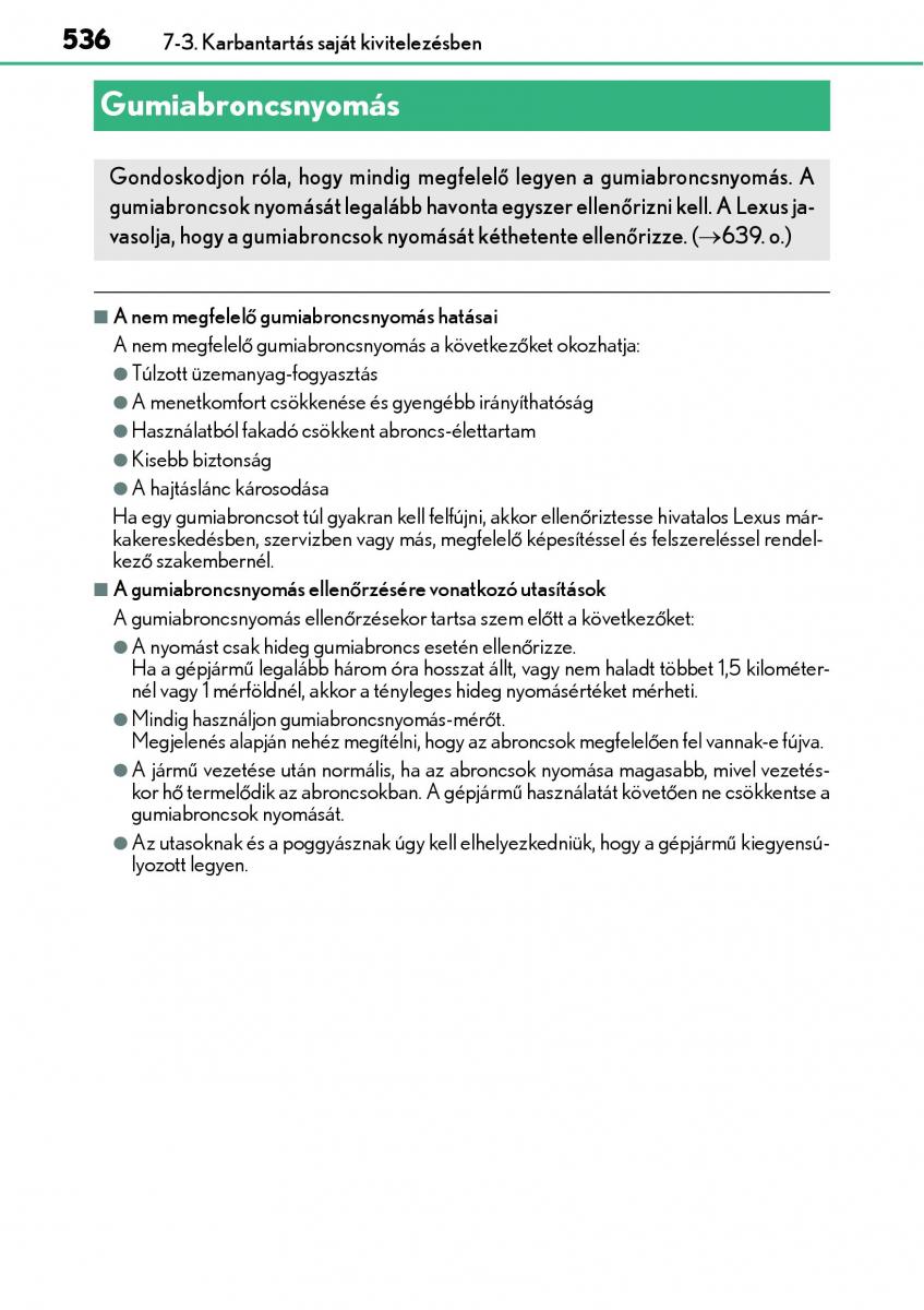 Lexus NX Kezelesi utmutato / page 536