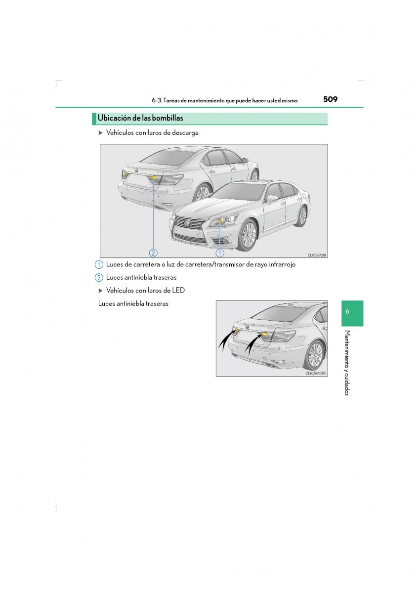 Lexus LS460 IV 4 manual del propietario / page 509