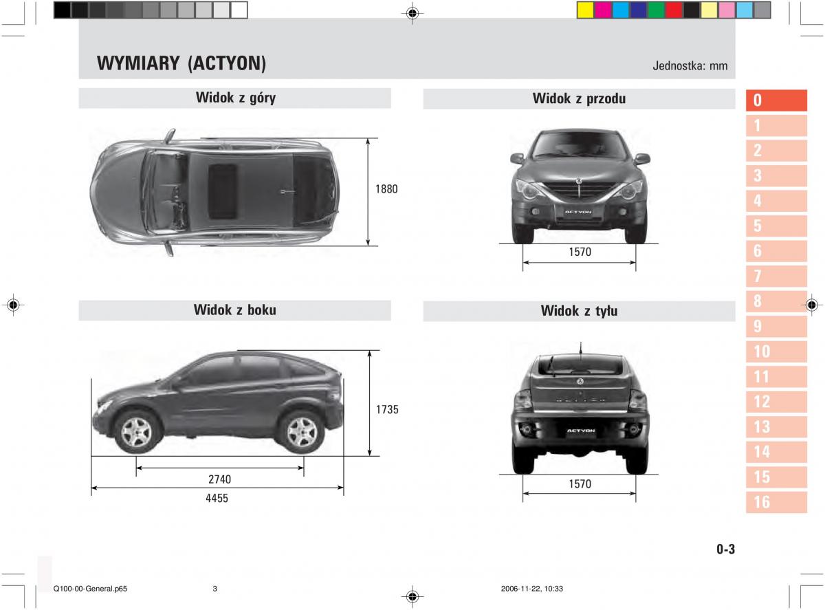 manual  SsangYong Actyon instrukcja / page 7