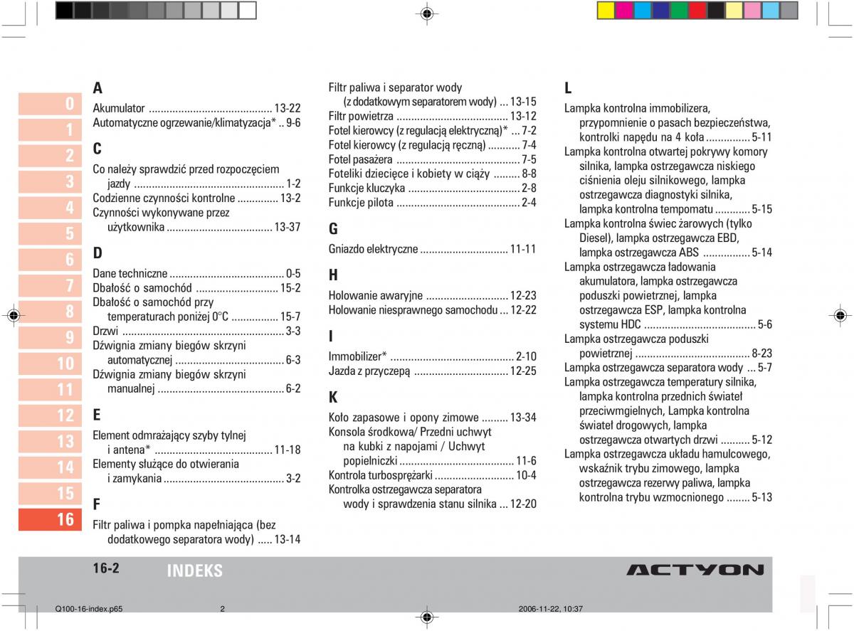 manual  SsangYong Actyon instrukcja / page 298