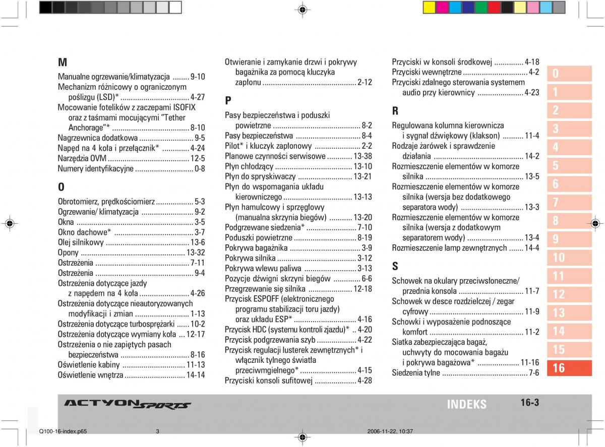 manual  SsangYong Actyon instrukcja / page 299