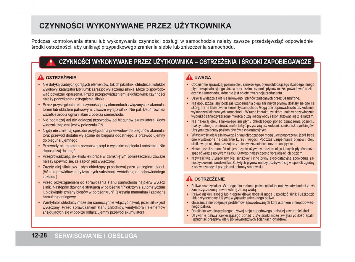 SsangYong Korando III 3 instrukcja obslugi / page 329