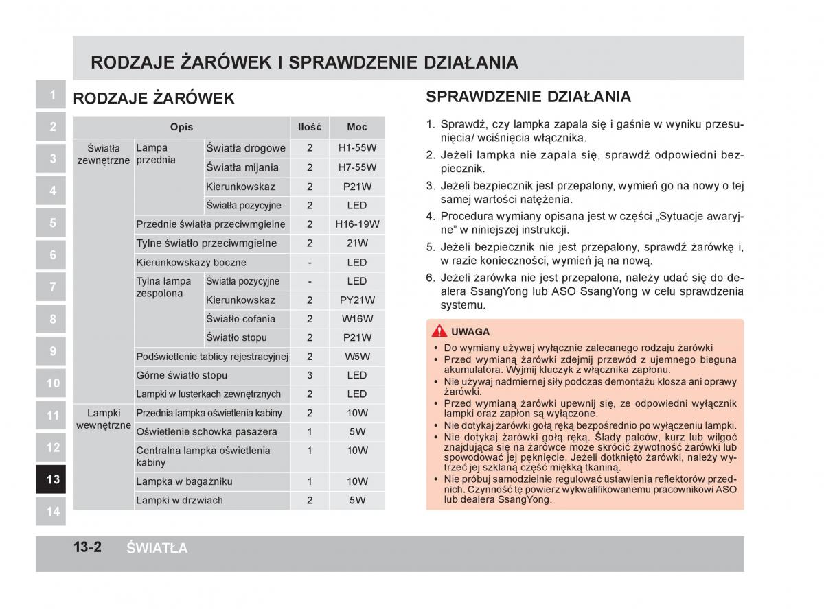 SsangYong Korando III 3 instrukcja obslugi / page 343