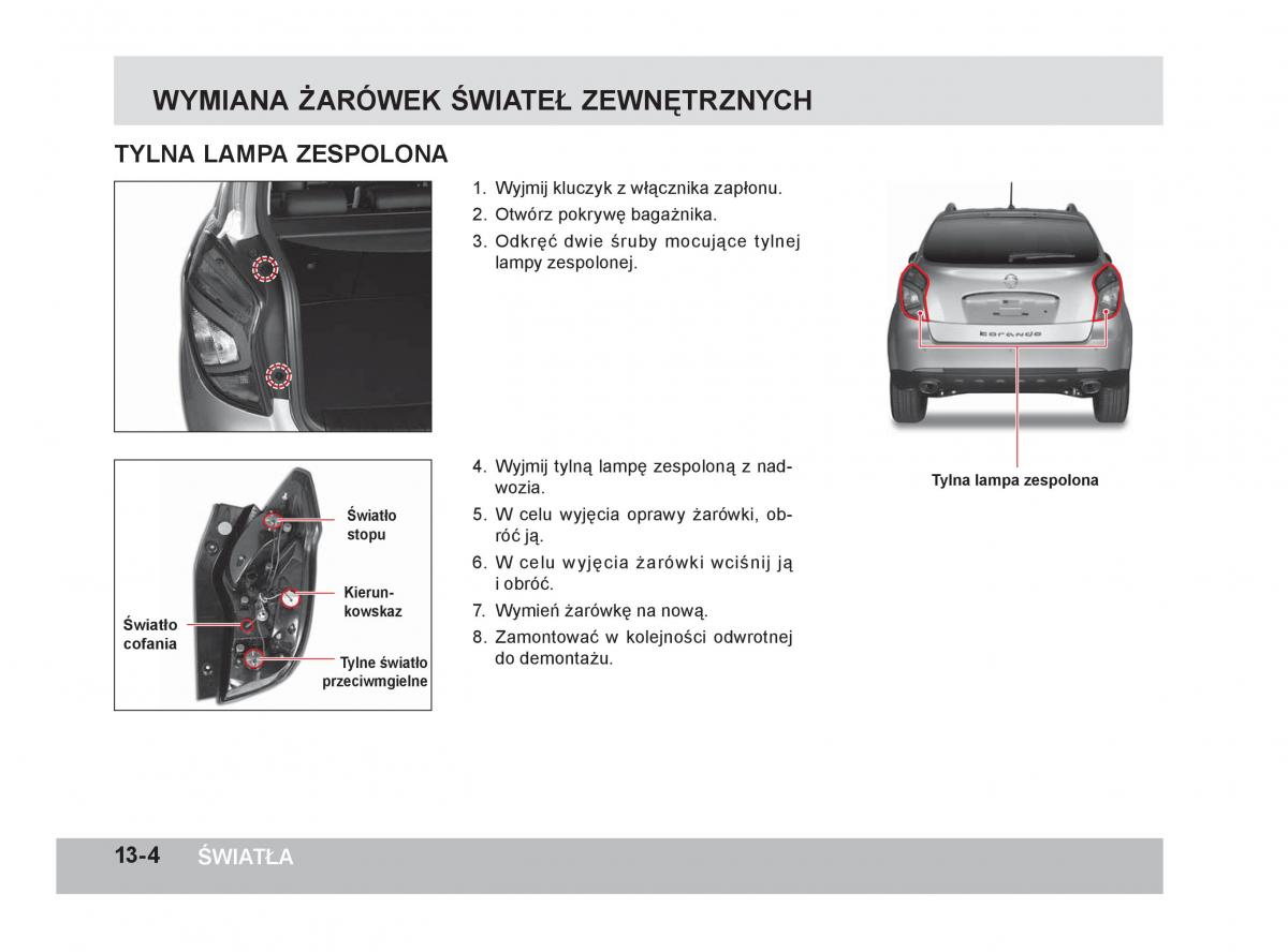 SsangYong Korando III 3 instrukcja obslugi / page 345