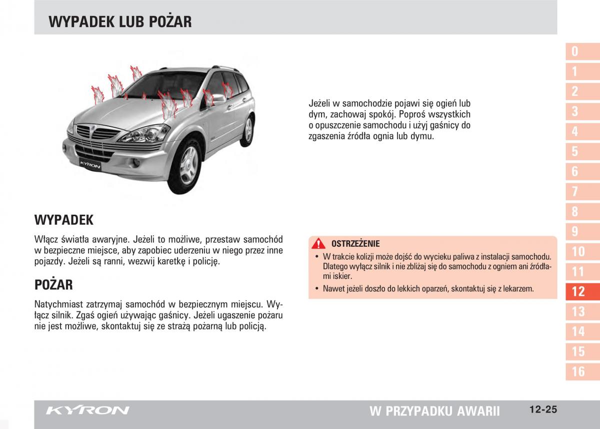 manual  SsangYong Kyron instrukcja / page 282