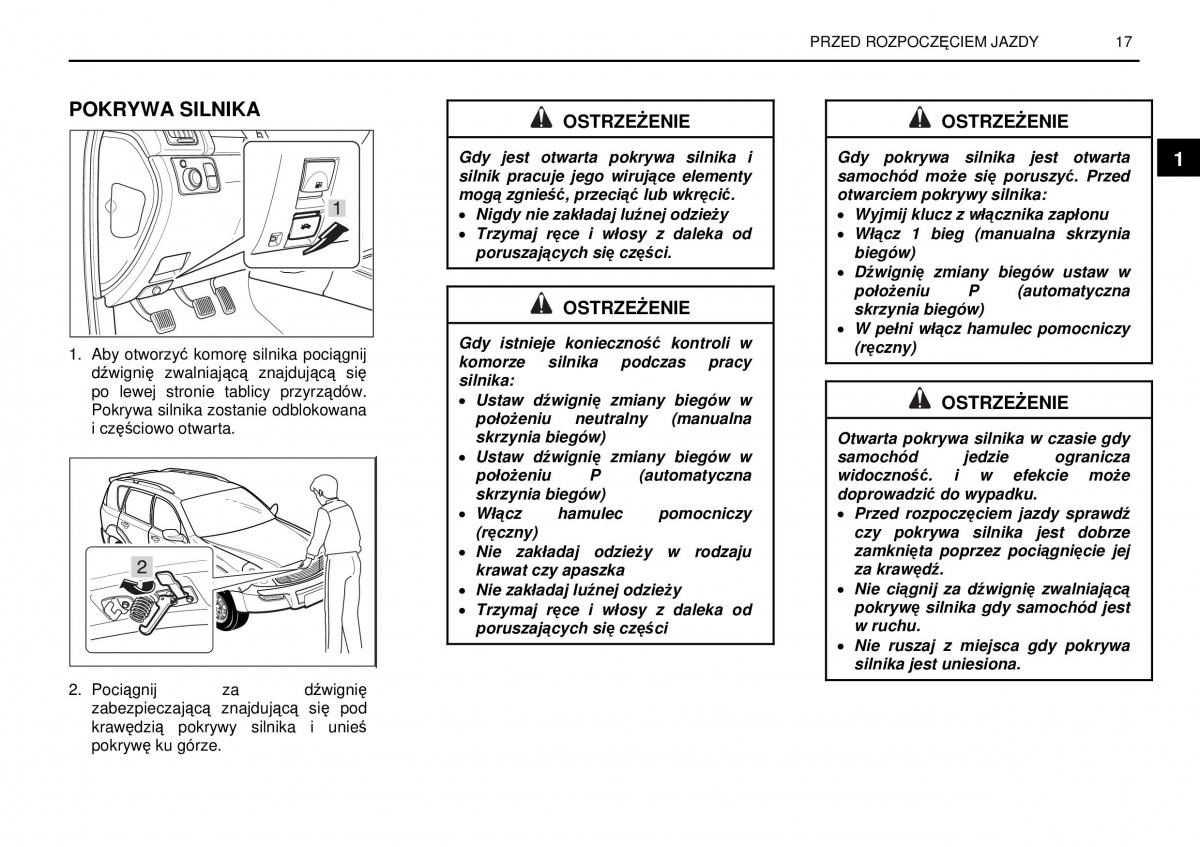 SsangYong Rexton I 1 instrukcja obslugi / page 17