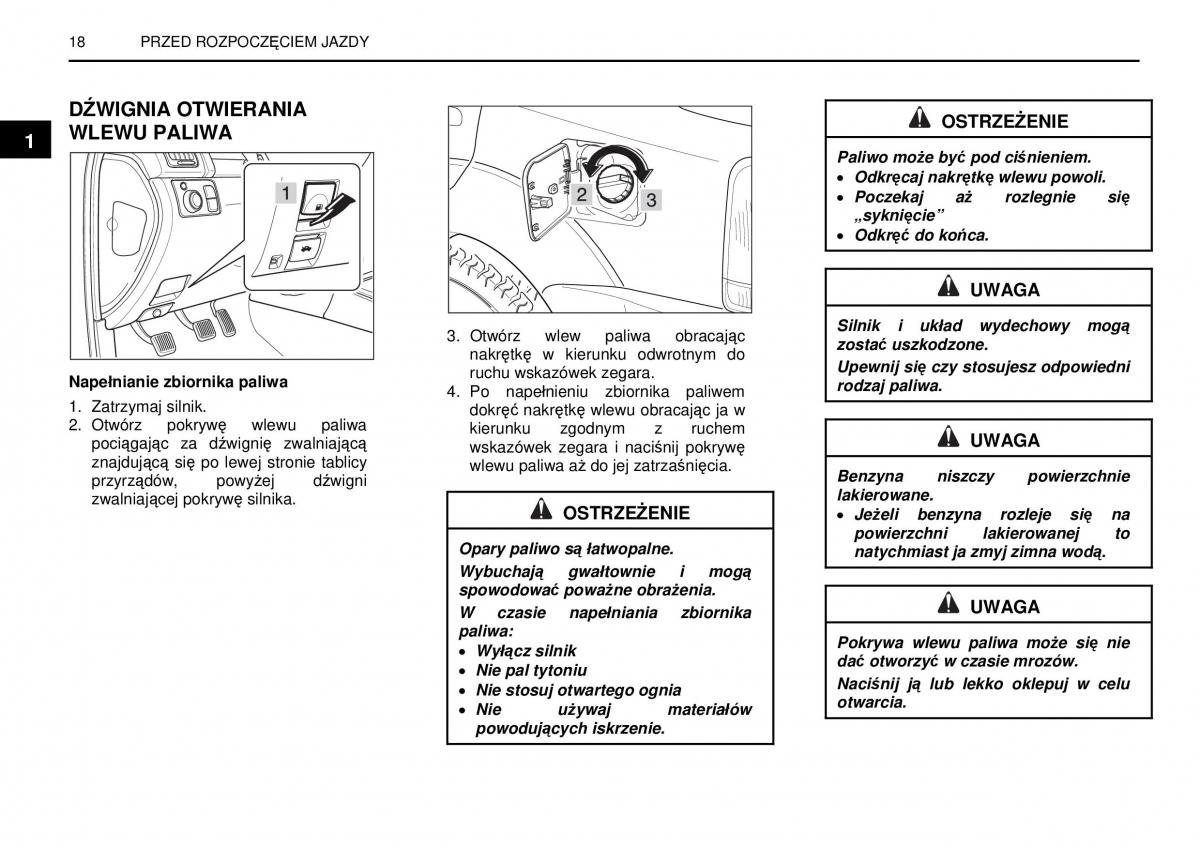 SsangYong Rexton I 1 instrukcja obslugi / page 18