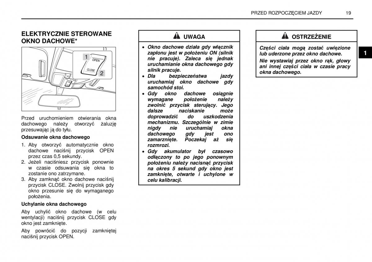 SsangYong Rexton I 1 instrukcja obslugi / page 19