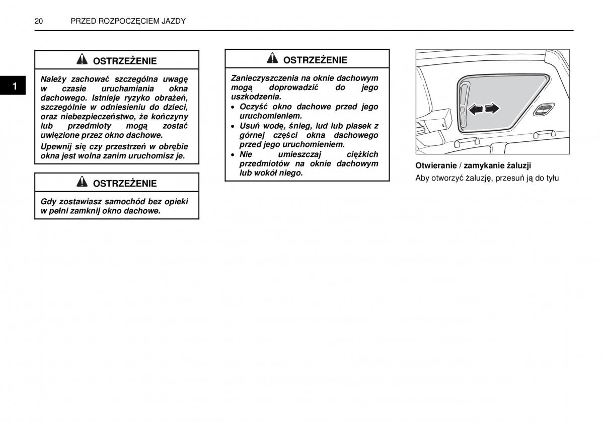 SsangYong Rexton I 1 instrukcja obslugi / page 20