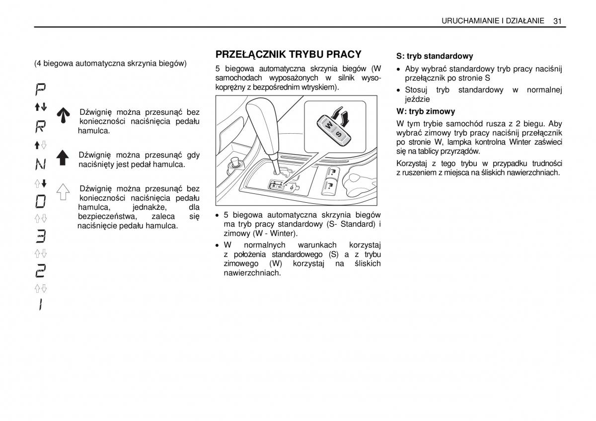 SsangYong Rexton I 1 instrukcja obslugi / page 31