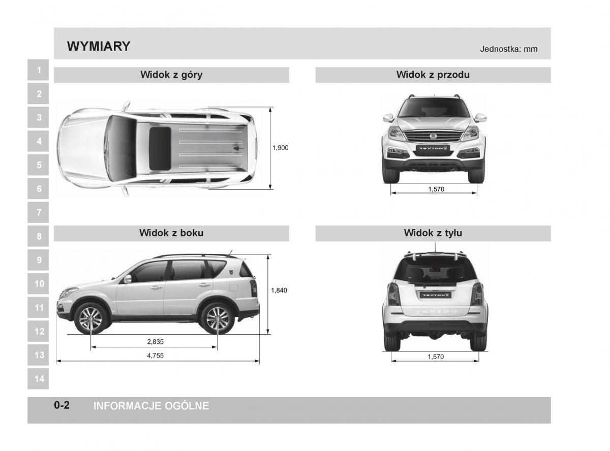 manual  SsangYong Rexton W III 3 instrukcja / page 7