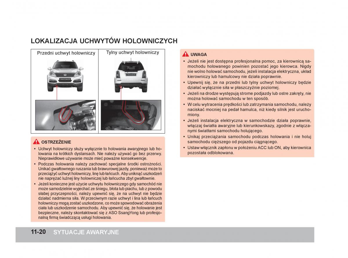 SsangYong Rexton W III 3 instrukcja obslugi / page 280