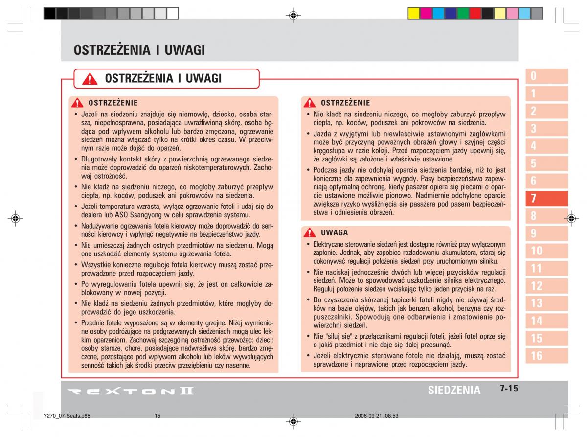 SsangYong Rexton II 2 instrukcja obslugi / page 148