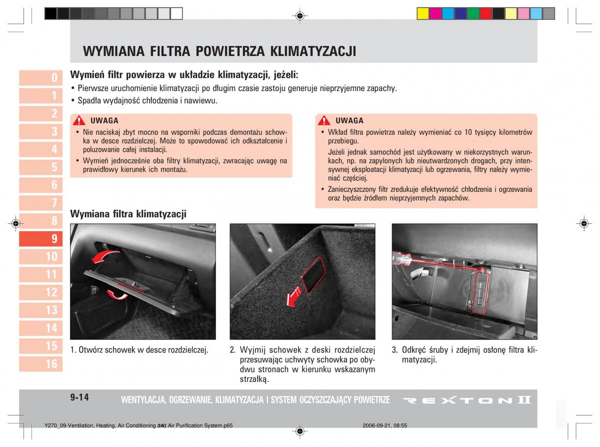 SsangYong Rexton II 2 instrukcja obslugi / page 179