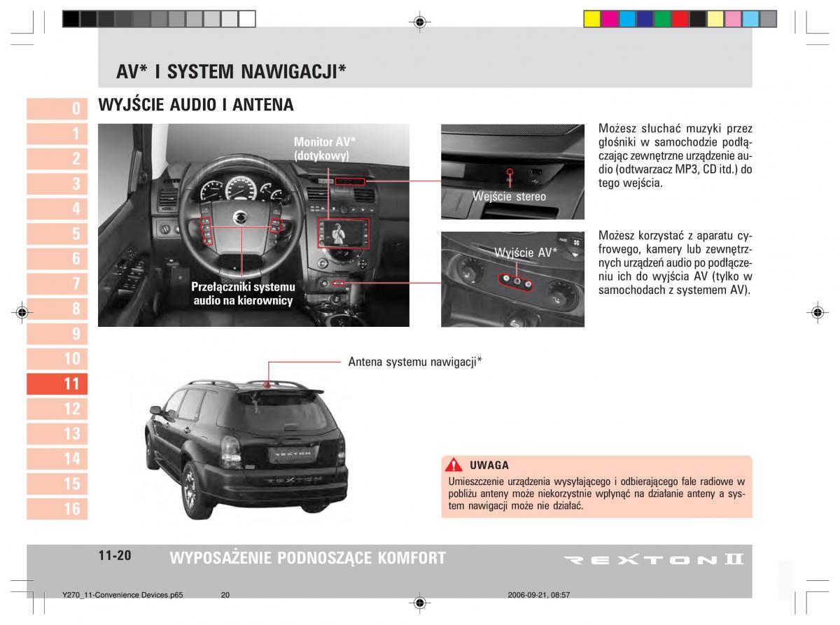 SsangYong Rexton II 2 instrukcja obslugi / page 205