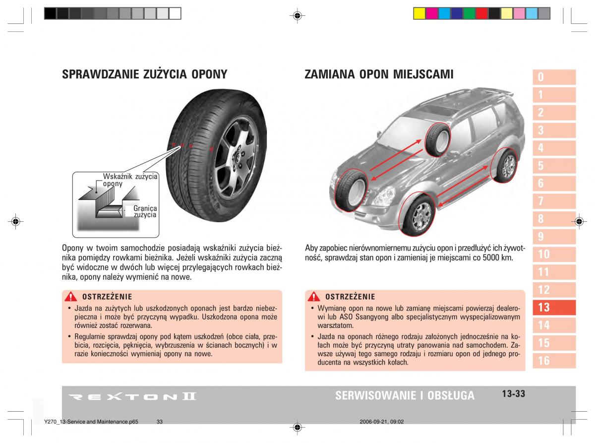 SsangYong Rexton II 2 instrukcja obslugi / page 265