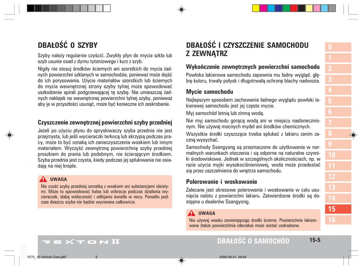 SsangYong Rexton II 2 instrukcja obslugi / page 292