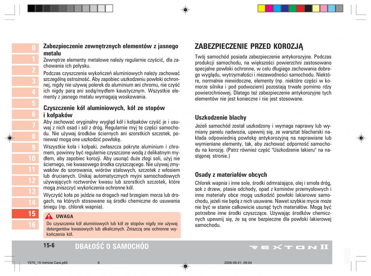 SsangYong Rexton II 2 instrukcja obslugi / page 293