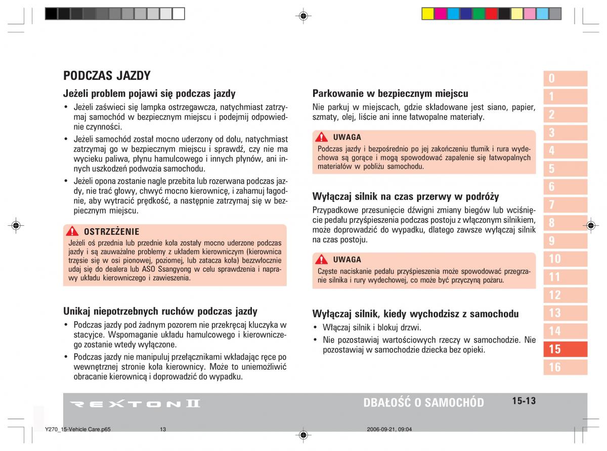 SsangYong Rexton II 2 instrukcja obslugi / page 300