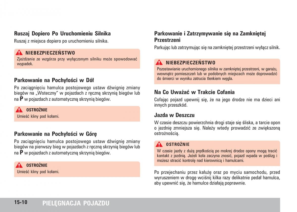 manual  SsangYong Rodius instrukcja / page 262