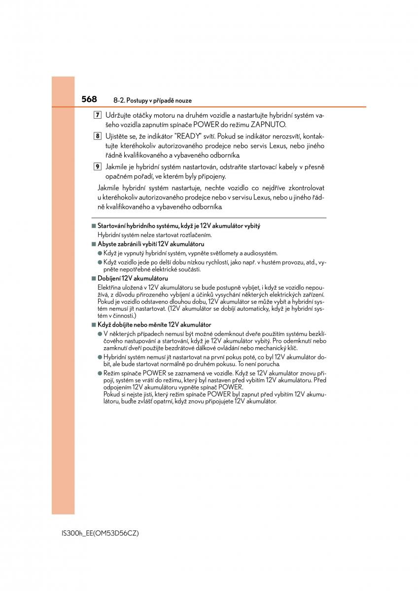 Lexus IS300h III 3 navod k obsludze / page 568